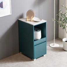 가이온 이븐 900 광폭 주방틈새장, 딥그린