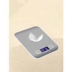 스텐 주방 전자저울 충전식 베이킹 이유식 계량, 단일 모델, 4_화이트 10kg 배터리 모델, 10kg
