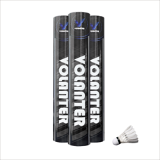 VOLANTER 耐用型羽毛 飛行穩定 回彈力佳 適用各種場地, VOLANTER_藍標, 1個, 12個裝