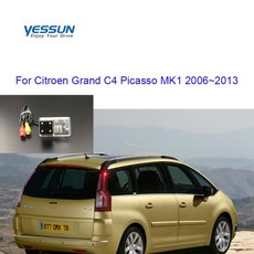Yessun 시트로엥 그랜드 C4 피카소 MK1 2006 ~ 백업 카메라/번호판 캠 용 후면보기, 02 8032 bracket only, 01 12V용