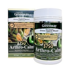 네이쳐스그린웨이 뉴질랜드 고함량 초록입홍합 아스로캄 3 750mg 180캡슐, 1개, 180정, 180정