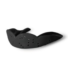 NORDITION SISU 運動牙套 AERO 美國製 護牙套 護齒 跆拳道 拳擊 MMA 自由搏擊 成人/兒童, BLACK, 1