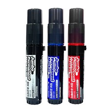 굵은 유성 매직펜 3.5mm 점보 유성펜, 검정