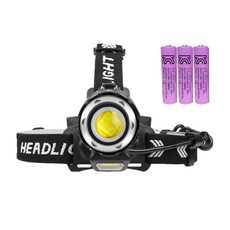 도미노스토리 xhp160헤드랜턴 3000mah 3개포함 해루질 낚시 등산 캠핑 랜턴 후레쉬, 1세트, xhp160헤드랜턴+배터리3000mah3개