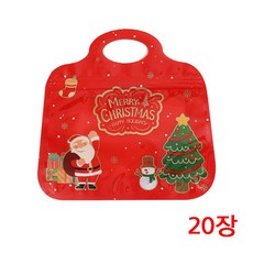 크리스마스 구디백 단체선물 어린이집 교회 행사 이벤트, 20장, 산타