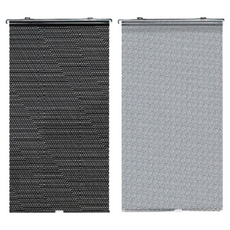 自動伸縮遮陽簾，汽車遮陽擋陽隔熱防曬，車用伸縮遮陽簾, 銀色雷射40x125, 1個