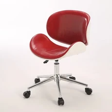 편안한 사무실 컴퓨터 의자 직원 작업 회전 홈 리프트 등받이 연구, 07 Red - Movable