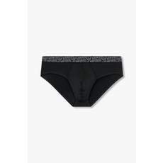 엠포리오 아르마니 EMPORIO ARMANI UNDERWEAR 남성 로고 패턴 밴딩 나일론 브리프_블랙 0814311301 2406247208 436166