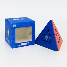 MoYu MeiLong Pyraminx Duo Magic Tower 뭐위 메이롱 피라밍크스 듀오 매직 타워 루빅스/20개이상 구매시 마론 8색펜 1개 증정, 혼합색상