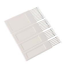 브라더 뜨개질 재봉틀과 호환되는 4Pc 전송 도구 표준 게이지 바늘, 4개, 실버