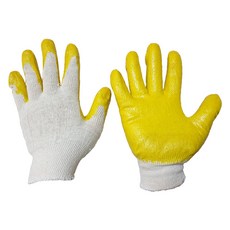 동원장갑 송원 베스트 노란반코팅 13G 황코팅 노반 100켤레, 100개