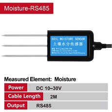 토양 수분 센서 4G RS485 스마트 저장 온도 IP68 농업용 EC PH 0-5V NPK 4-20MA, MTemp010V, 1개