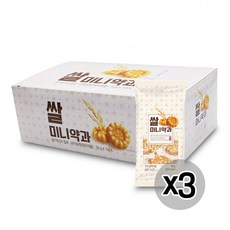 수제 한입 쌀 미니약과 (10개입) 70gX3개 꼬마 약과, 70g, 3개