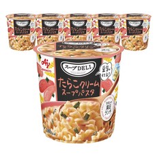 AJINOMOTO 味之素 DELI杯裝義大利麵 豆乳奶油明太子口味, 6個, 44.2克