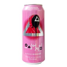 넷플릭스 오징어게임 에너지음료 후르츠펀치, 500ml, 24개