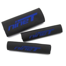 오토바이 리어 프론트 포크 프로텍터 충격 흡수 가드 랩 커버 스트레치 패브릭 적합, 1개, 10. blue-a set