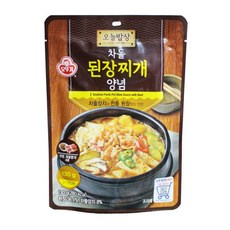 오뚜기 오늘밥상 차돌 된장찌개 양념 130g 1개