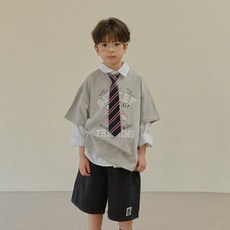 하이키키KC 하키넥타이<br><곤색/스트라이프><br>*onesize*