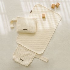 말랑하니 유아용 방수매트 패드, 1개, 바닐라밀크