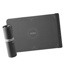 THERMOS 暖暖好食墊 三段溫度調節 快速均勻加熱 易於清潔 輕薄設計 適用各種餐具, 1個