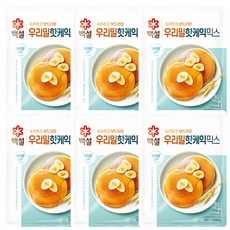 백설 우리밀 핫케익 믹스, 500g, 6개