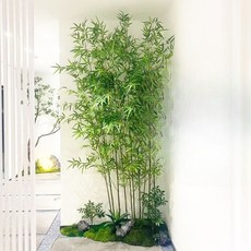 인조 대나무 조경 실내 식물 장식 자연 인테리어, 1.2m 모조 대나무 10개, 10개