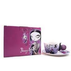 泰迪學園 Penny Dreadful維多利亞姐妹咖啡造型點心杯組, 1個