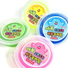 크게크게 야광 바풍 슬라임 1개 키덜트 액괴 촉감놀이 장난감 선물 생일선물 스트레스 han+3593TQ