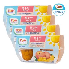 Dole 후룻볼 복숭아 113g x 16개입 과일 통조림, 1세트