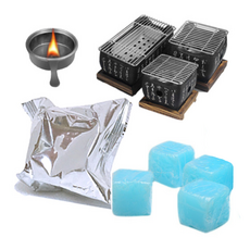 카지코리아 미니 고체연료 알코올연료 50g, 15개