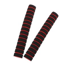 1 쌍 다용도 사이클링 운동 장비 수평 바 풀업 그립 스폰지 폼 핸들 바 자전거 체육관 홈 피트니스, 빨간색, 스펀지, 1개