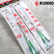 금호조침 뉴우럭채비 KS-169 우럭 외수질 2단 생미끼 편대 채비, 10개, 1개입