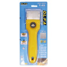 OLFA T-45 塑膠握把 殘膠清潔刮刀 地板清潔刮刀 剷除刀, 1個, T-45 (刮刀)