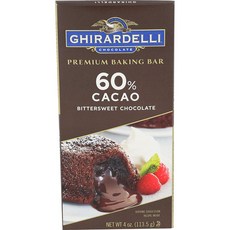 Ghirardelli 기라델리 60% 카카오 초콜릿 베이킹바 113.5g 4팩