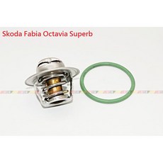 VAG小賴汽車 Skoda Fabia Octavia Superb 節溫器 水龜 全新, 1個