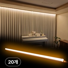 닥터룩스 간접조명 LED T5 20w 1200mm, 전구색, 20개
