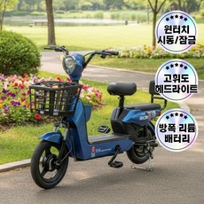 시티온 전기자전거 전동자전거 성인용 고출력 휴대용 가성비 자전거 48V 출퇴근전용 자토바이 등하원, C.블루(15Ah), 경량스틸