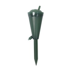 漏斗形自動滴水器，家庭陽臺室內花盆水流調速澆花水壺, 綠色, 1個