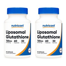 뉴트리코스트 리포좀 글루타치온 720mg 캡슐 60정 2개