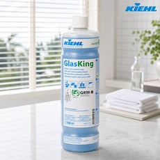 글라스킹 키엘 유리 세정제 독일 친환경 세제 창문 거울 스퀴지 청소, 1개, 1L