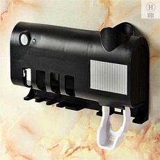 모션감지 칫솔살균기 태양광충전 무선 UV살균 거치대 칫솔걸이 태양광충전기