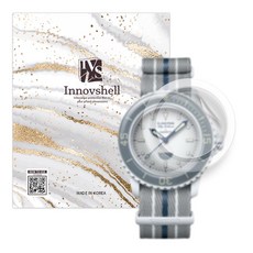 이노브쉘 스와치 X 블랑팡 바이오세라믹 안타르틱 오션 42.3mm SO35S100 호환 시계 보호필름 부위별 4개, 케이스백 (시스루)