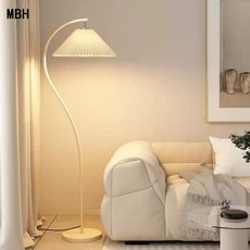 북유럽풍 삼색조광 스탠드조명 인테리어조명 장스탠드, 크림 화이트
