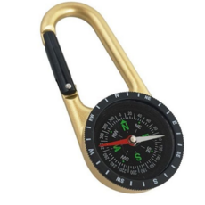 카라비너 나침반 캠핑용 등산 아웃도어 고리 나침반 휴대용 경량 생존