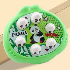 DFMEI 掌上迷你打地鼠按按樂嬰兒早教益智寶寶男女孩手指按壓玩具幼兒童, 如圖, 打地鼠按按樂【搞怪熊貓】