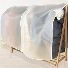 무진스토어 반투명 의류커버 정장커버, 1매입, 1개