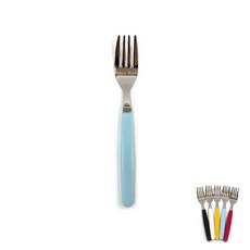 PC칼라 어린이 진공포크, 하늘색, 1개