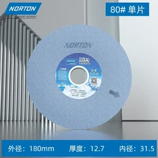 NORTON Blue Sky 그라인딩 휠 618 플랫 소형 핸드 시트 Saint-Gobain, 02 4