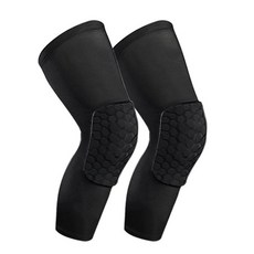 골키퍼 보호대 세트 축구아대 골키퍼복 무릎보호대, 1개, 허니콤 무릎 보호대 1켤레 블랙