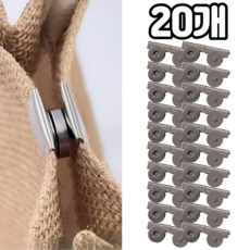 담다 10개입 무타공 벌어짐 방지 가방자석, 2개, 메탈(KD370)10쌍